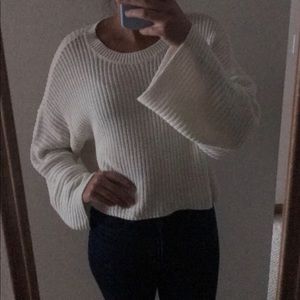 White aerie sweater!